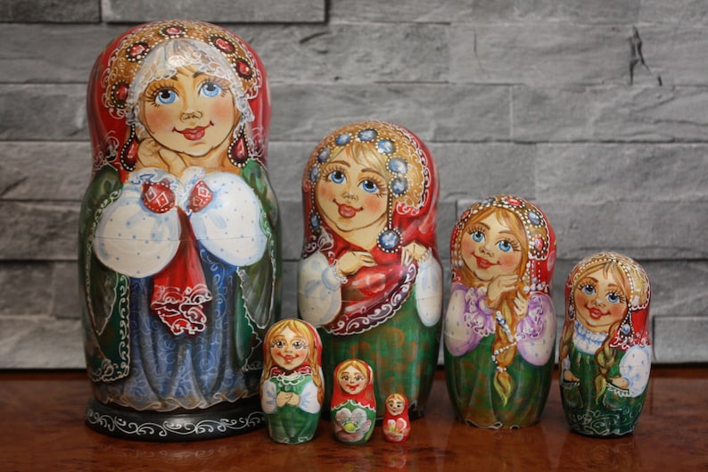 russian painted dolls