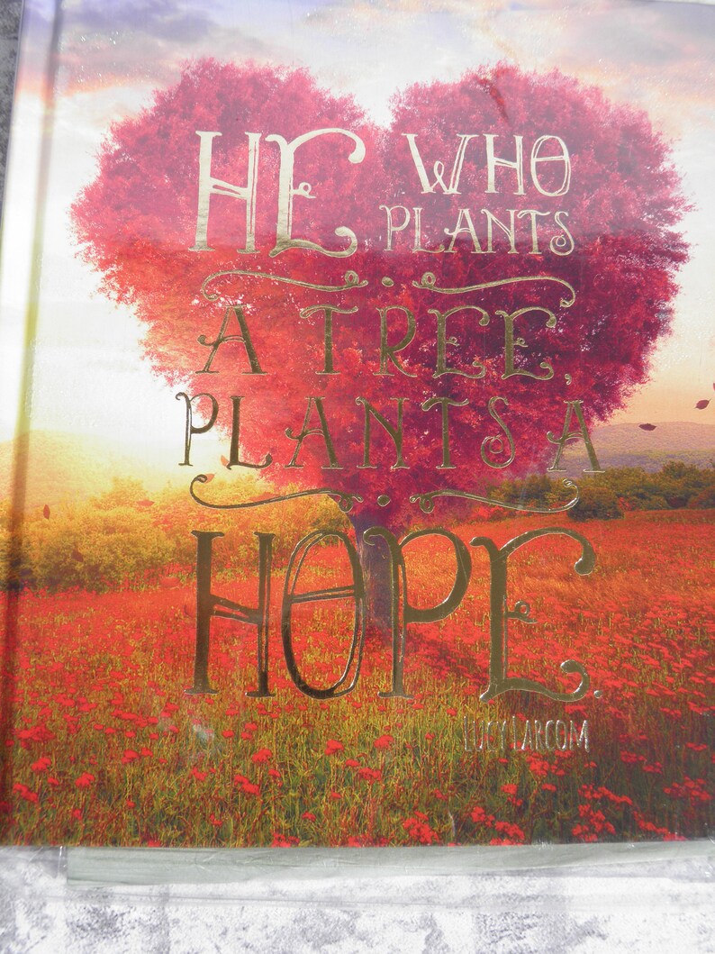 He Who Plants A Tree Plants Hope Positive Affirmations Gift Etsy