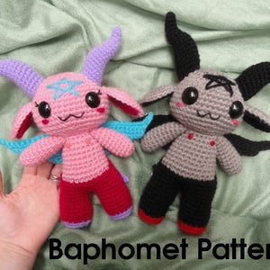 Baphomet crochet pattern