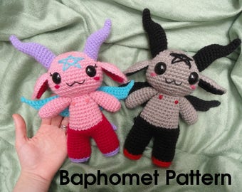 Baphomet crochet pattern