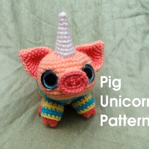 Pig unicorn Pattern