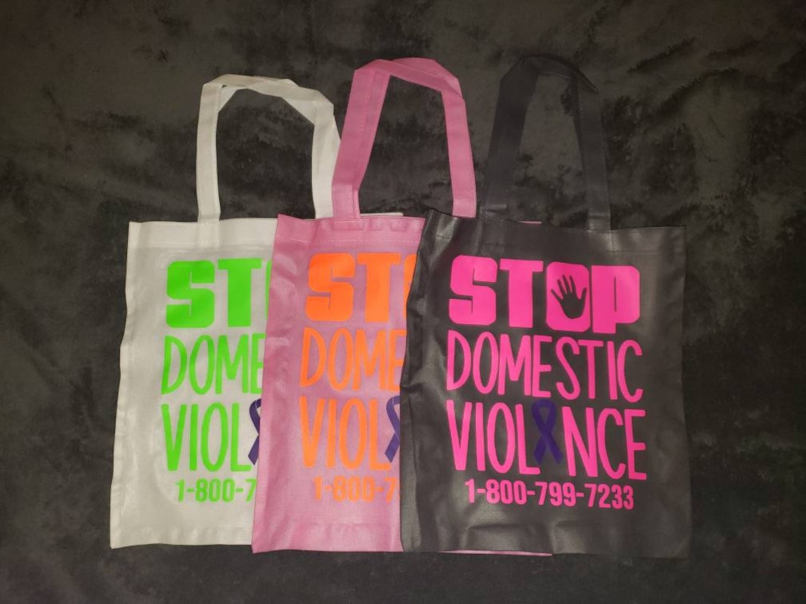 Domestic Violence Awareness Tote Bag Etsy
