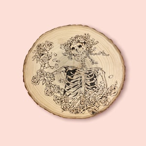 Grateful Dead Wood Burning