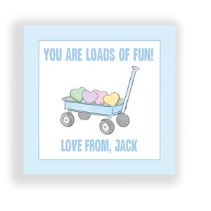 Blue You are a Load of Fun, Valentine's Day Card, School Classroom Exchange, Instant Download, Printed, Personalizable, Editable, Valentine