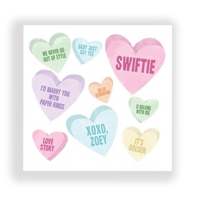 Swiftie Valentines, Valentine's Day Card, Kids School Classroom Exchange, Instant Download, Printed, Personalizable, Editable Vday Card!