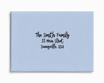 Custom Envelope Addressing, Guest & Return Address Printing