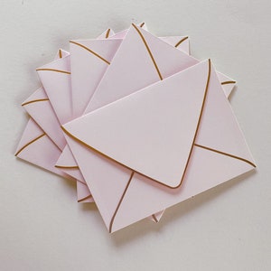 Pink and Blush Envelopes, Deluxe Envelopes, Luxury Envelopes, Pink Envelopes, Rose Gold Envelopes, Thick, Envelopes, Invitation Envelope