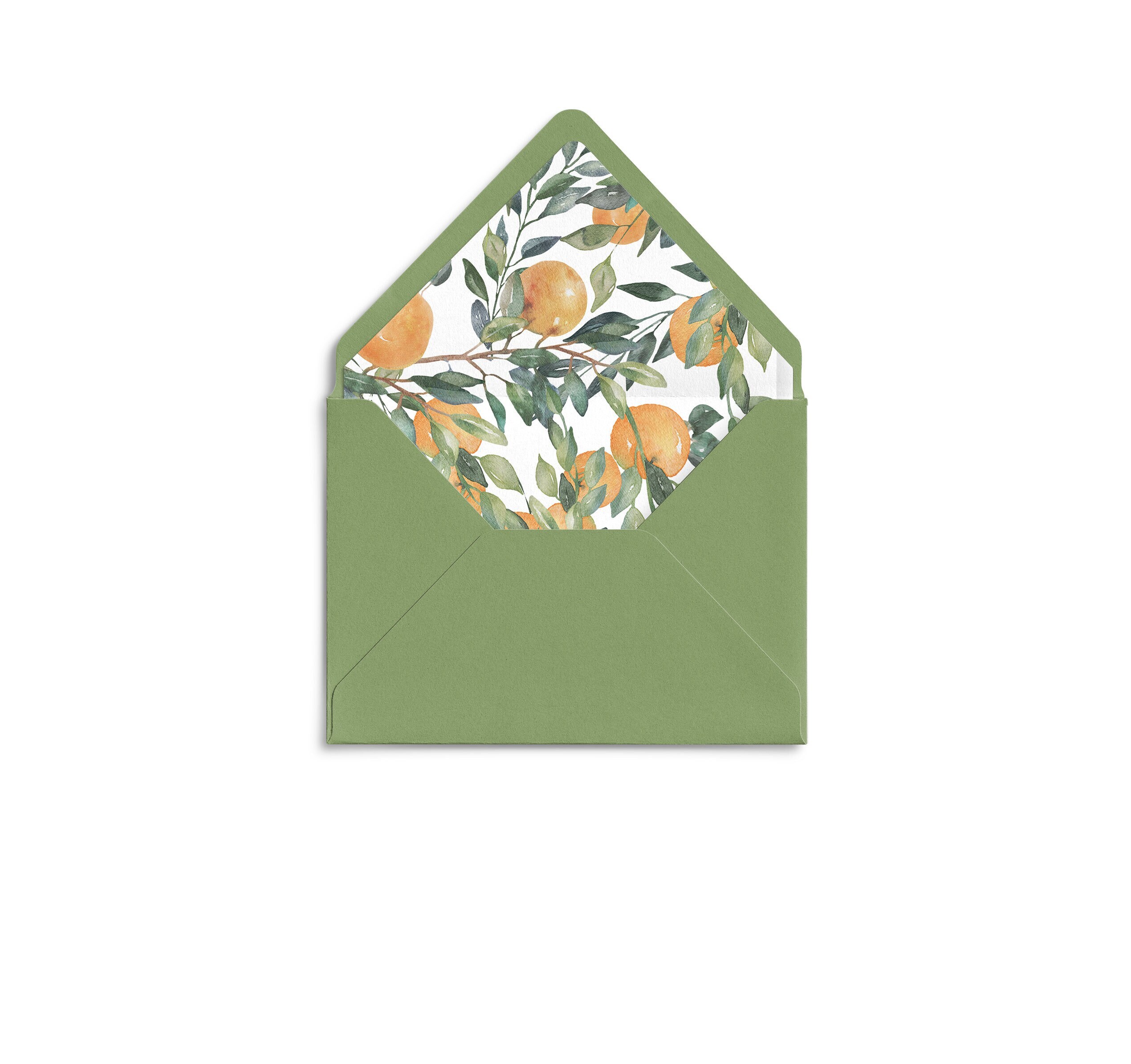 Mandarin Orange A7 5x7 Envelopes 5x7 Invitation Envelopes, Perfect for 5x7  Photo Cards and Invitations, A7 Wedding Envelopes Set of 8 