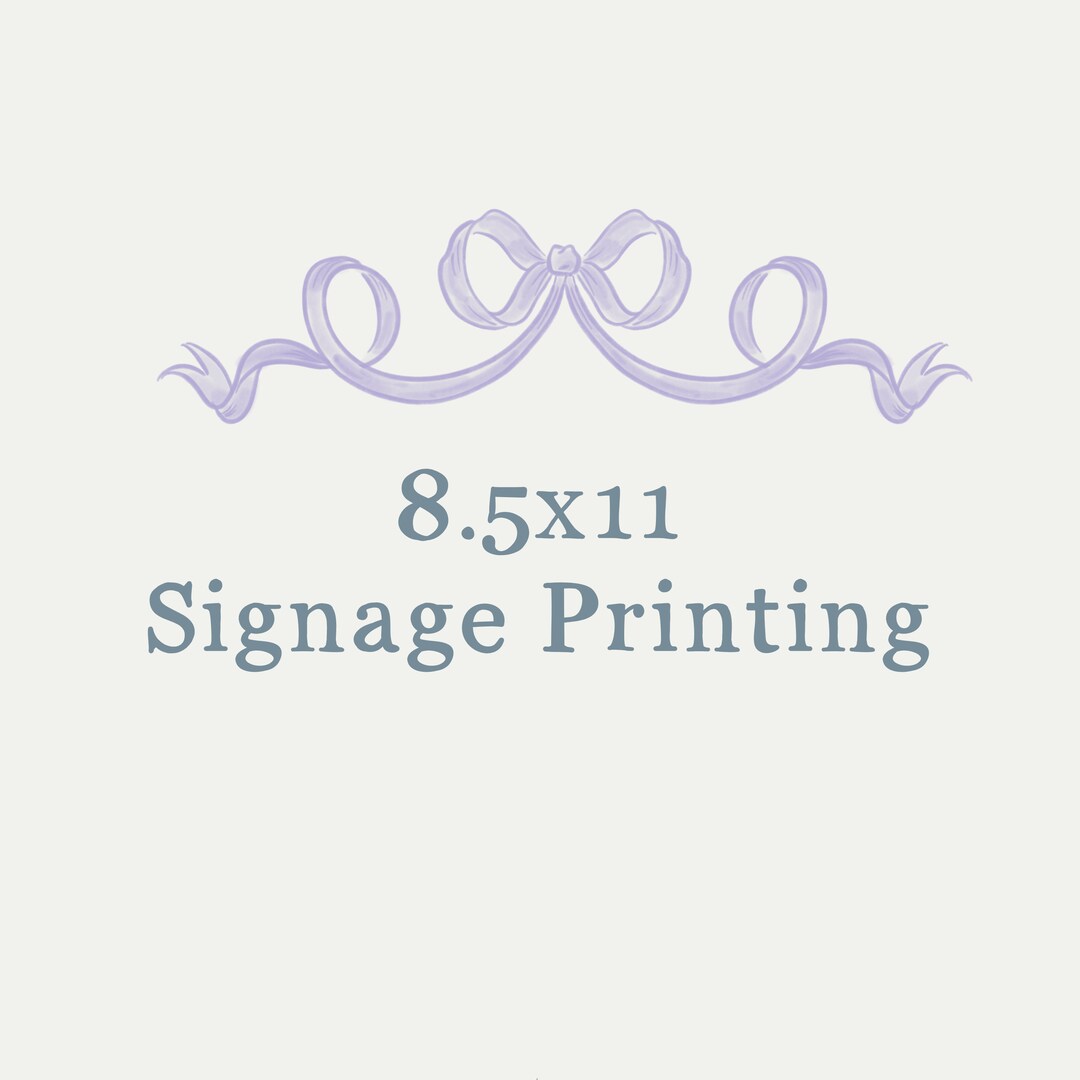 8.5x11 Printing - Etsy