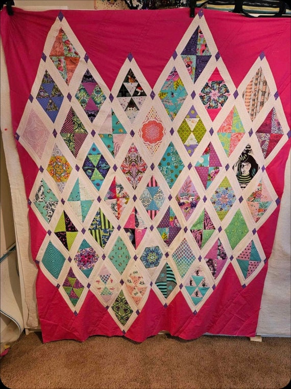 Modular Diamond Quilt - PDF Pattern - Etsy