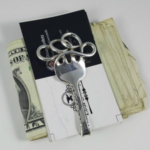 Personalized Wallet Gift, Vintage Fork Gift, Personalized Money Clip Gift, Personalized Wallet Gift For Him, Money Clip Personalized