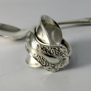 Spoon Ring, Silver Ring, Boho Jewelry Gift, Statement Ring, Bohemian Jewelry, Silver Jewelry, Anniversary Gift, Unique Gift, Gift for Her