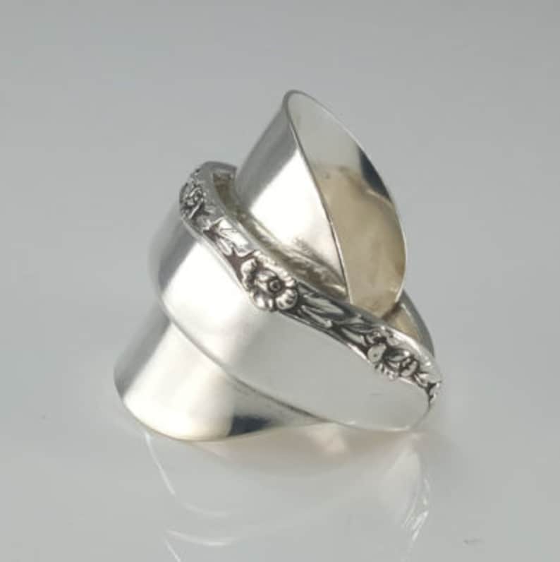 Spoon Ring Spoon Jewelry Silver Spoon Rings Rings Roses Etsy