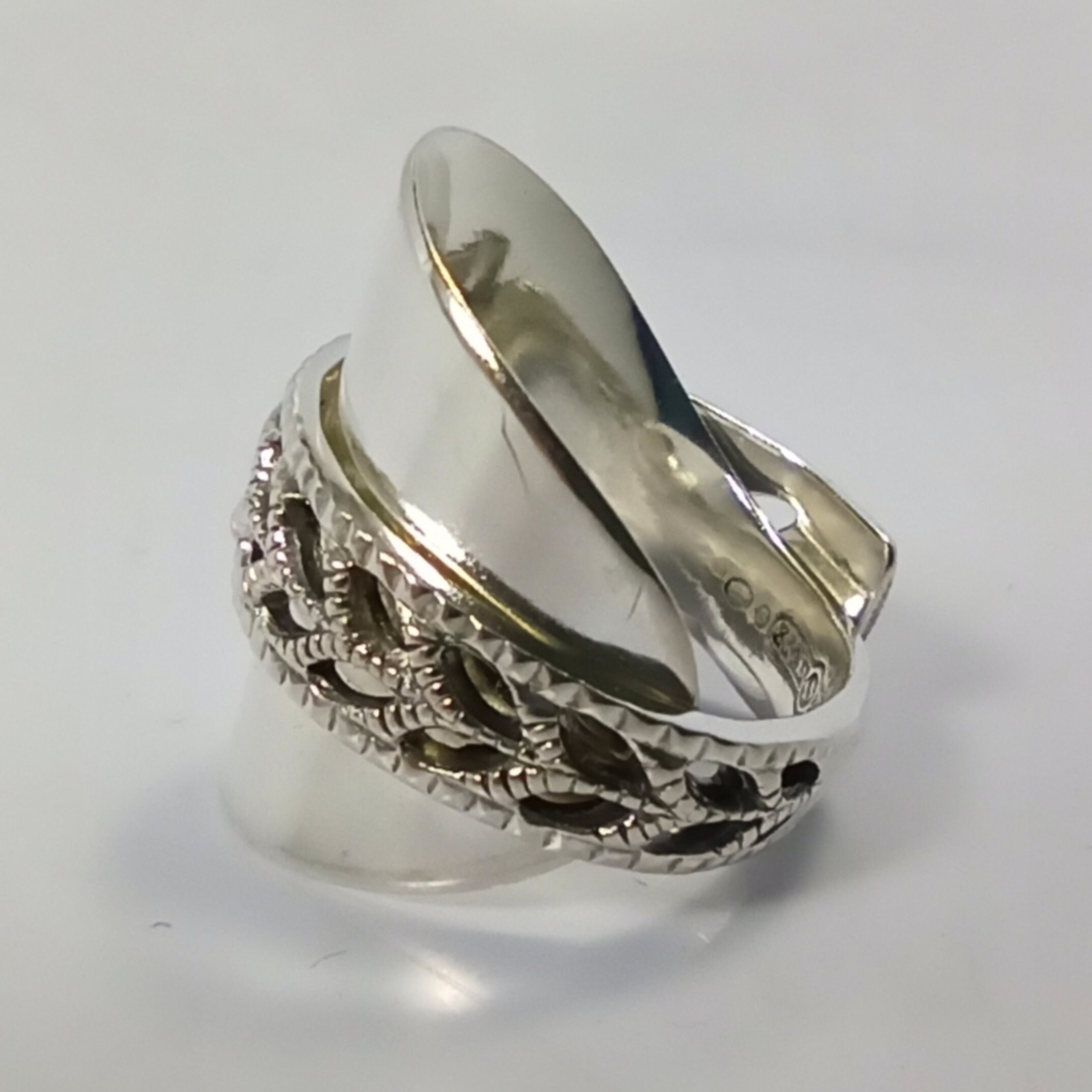 Spoon Ring Silver Ring Sterling Silver Boho Jewelry | Etsy