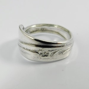 Wildflower Classic Band Silver Spoon Ring