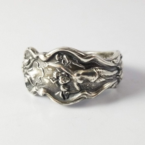 antique silver Spoon ring 17号 Spoon Ring, Goddess Jewelry, Sterling Silver, Antique Silver