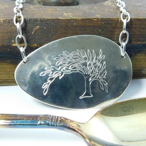 Tree of Life Necklace, Tree of Life Pendant, Tree of Life Jewelry, Silver Necklace, Boho Necklace, Boho Jewelry, Silver Jewelry Eco Friendly