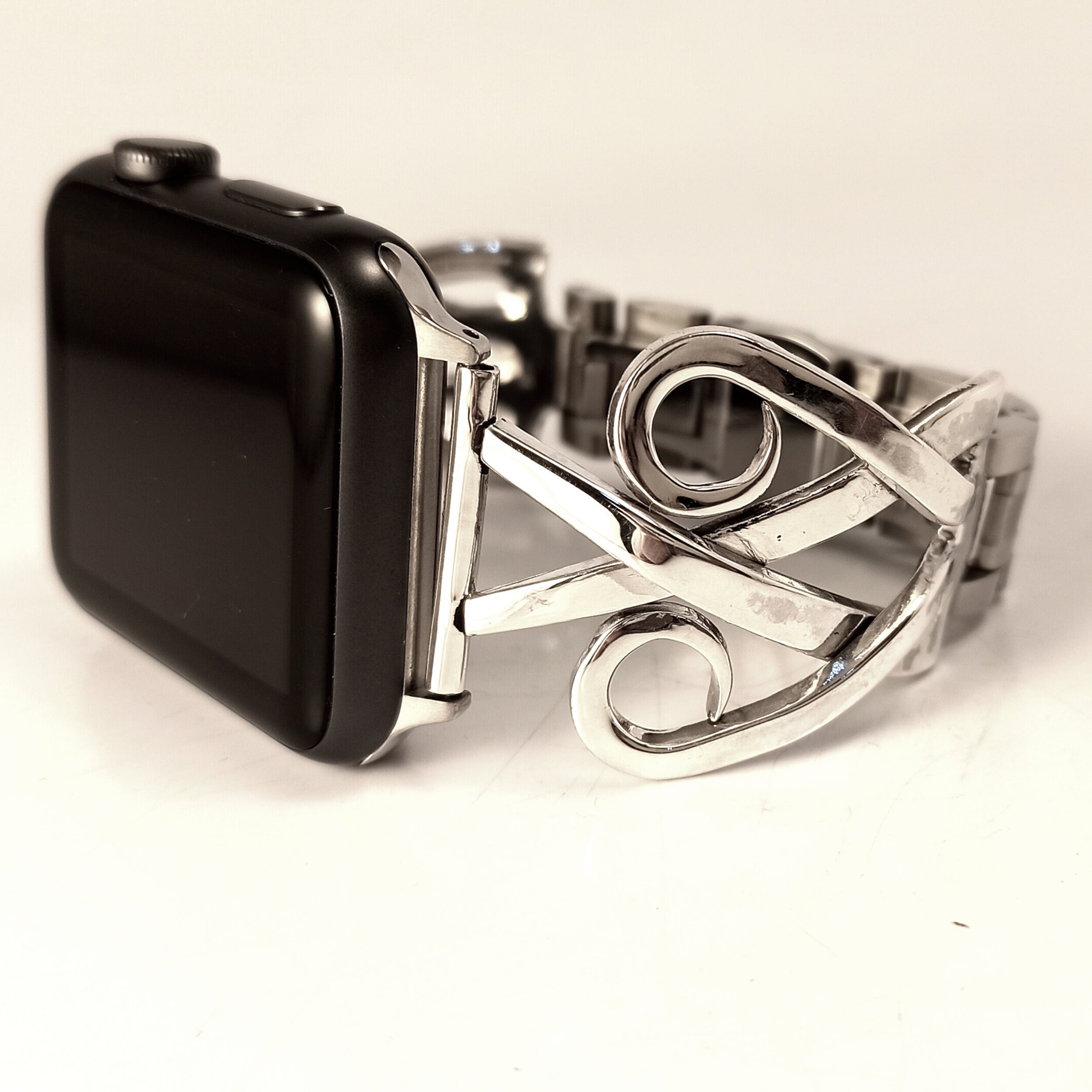 sterling silver apple watch