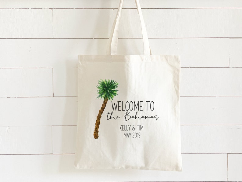 Tropical Welcome Bag Wedding Favors For Guests Destination Etsy