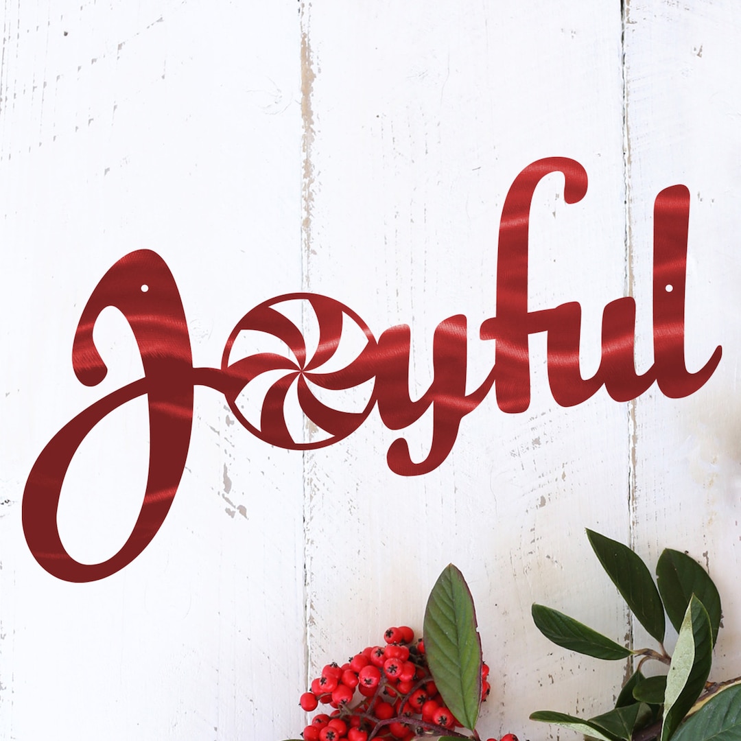 18 Joy Sign Christmas, Joy Word, Mint, Christmas Decor, Holiday Wall