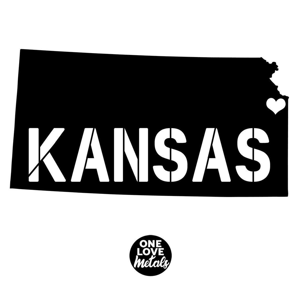 42 Kansas Metal Art Kansas Wall Art Kansas Art Kansas Etsy