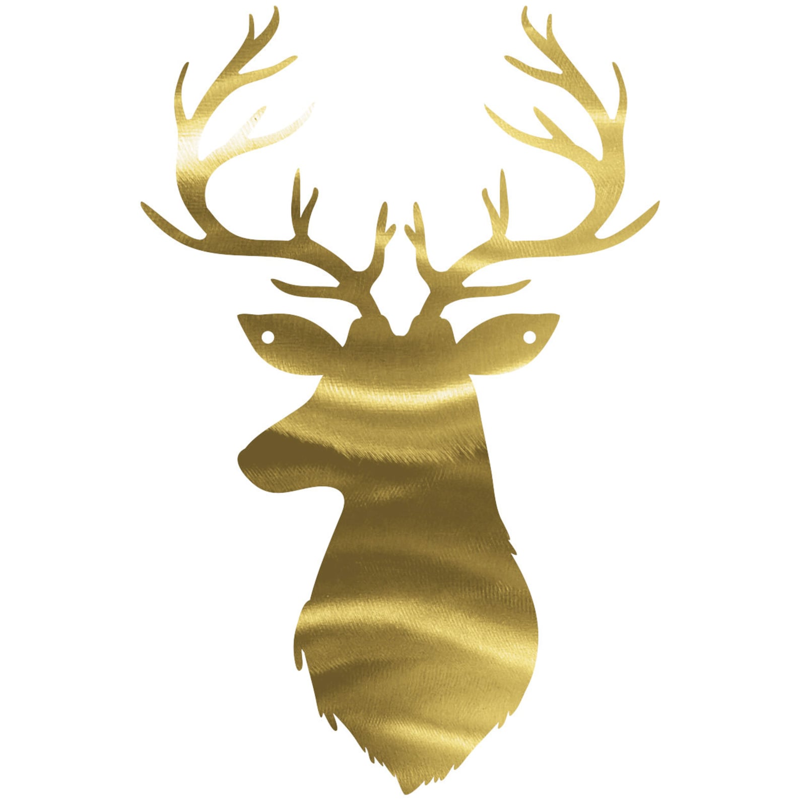 Metal Deer Head Wall Decor Metal Deer Sign Deer With Etsy