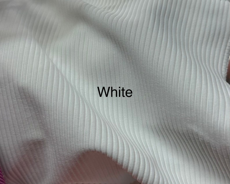 New Ribbed Spandex Luxury Nylon Spandex 4-way Stretch 60” Wide Ribbed ...