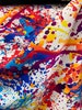 Splatter Paint print 4-way Strech Fabric nylon spandex fabric sold by the yard 60” wide 