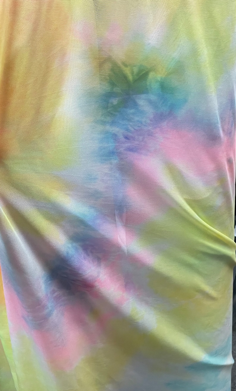 New Tie Dye - MESH Fabrics Mesh Fabric Sold by the Yard- Nylon Spandex ...