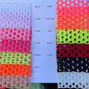 New Fishnet 4 way Stretch fabric sold by the yard( see trough fishnets Fabrics) 60” wide