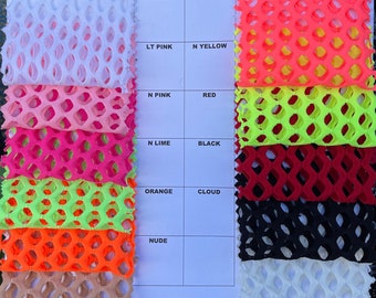 New Fishnet 4 way Stretch fabric sold by the yard( see trough fishnets Fabrics) 60” wide