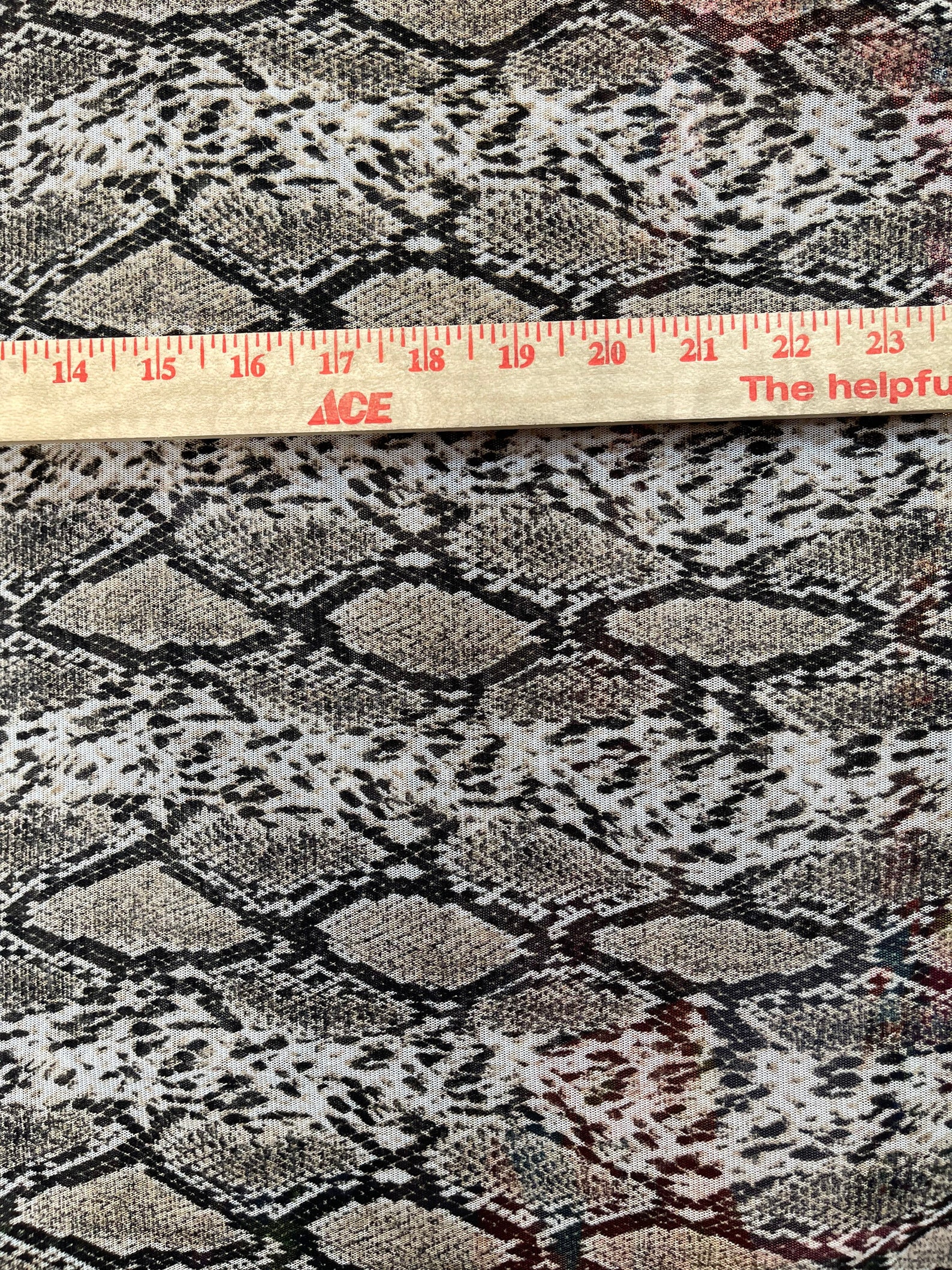 Snake Print MESH Fabric Natural Colors Snake Mesh Fabric Sold - Etsy