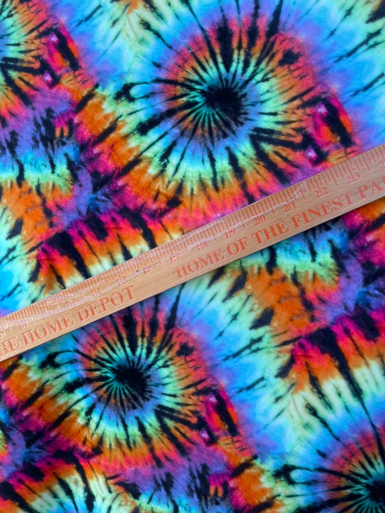 New Spiral Rainbow/black Tie Dye Nylon Spandex Fabrics Sold by Etsy