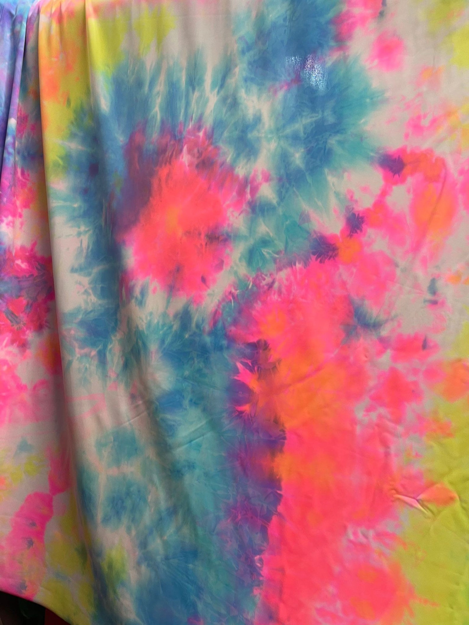 New Rainbow Tie Dye Nylon Spandex Fabrics sold by the Yard Etsy
