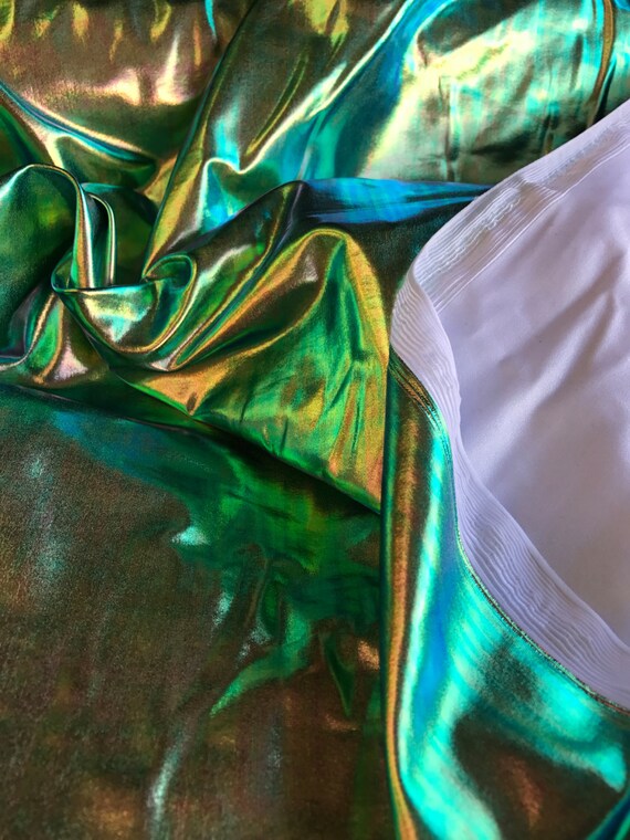 NEUE irisierende Folie auf Spandex Stoff verkauft von Yard | Etsy