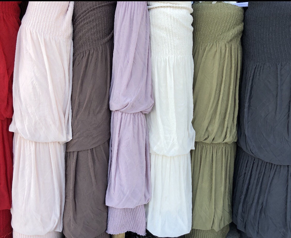2 Layer Ruffles Bubble Layer Fabrics / Sold by the Yard - Poly Spandex ...