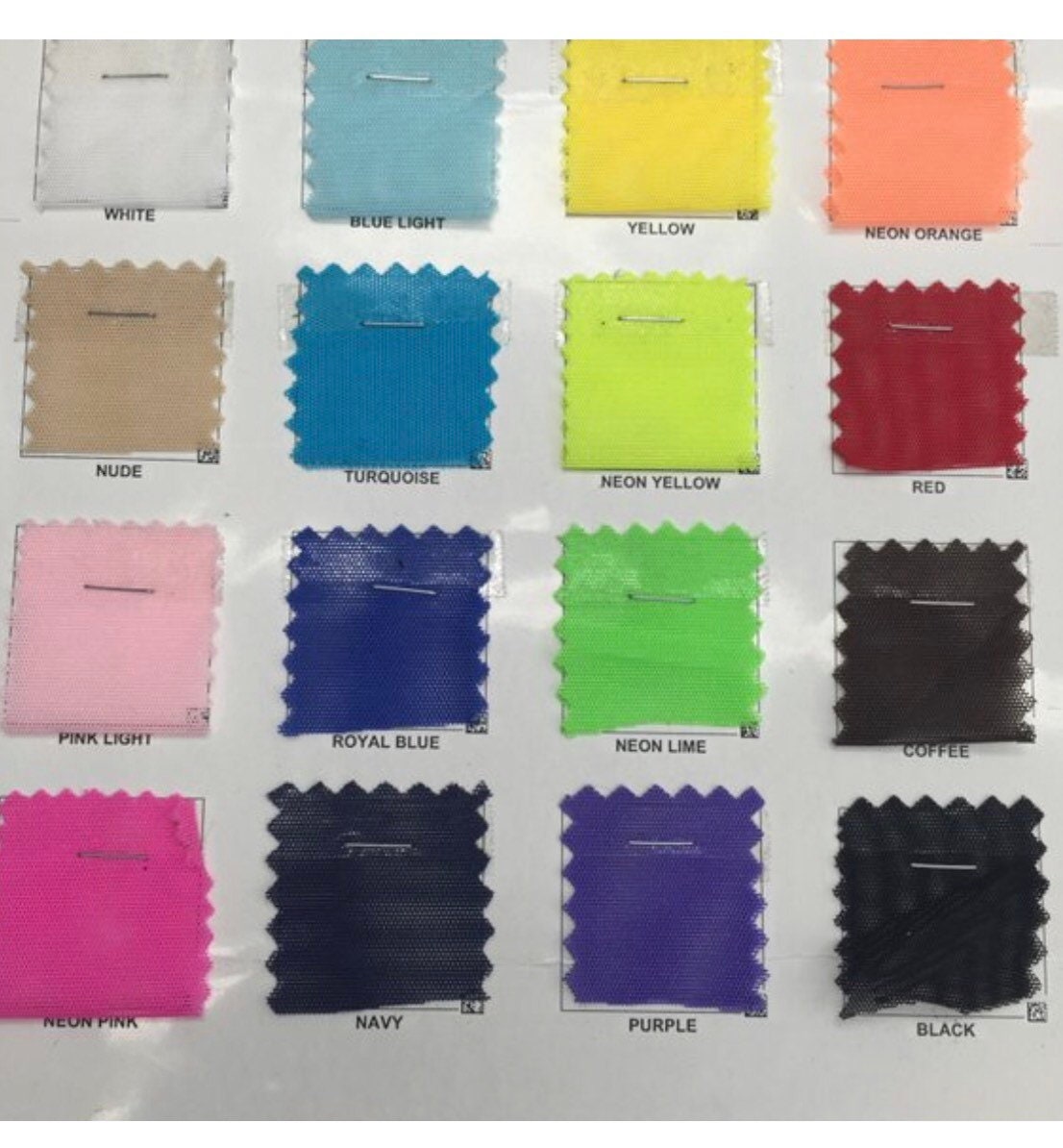 MESH Fabricmultiple Colors of Nylon Stretch Mesh Fabric 4 Way - Etsy
