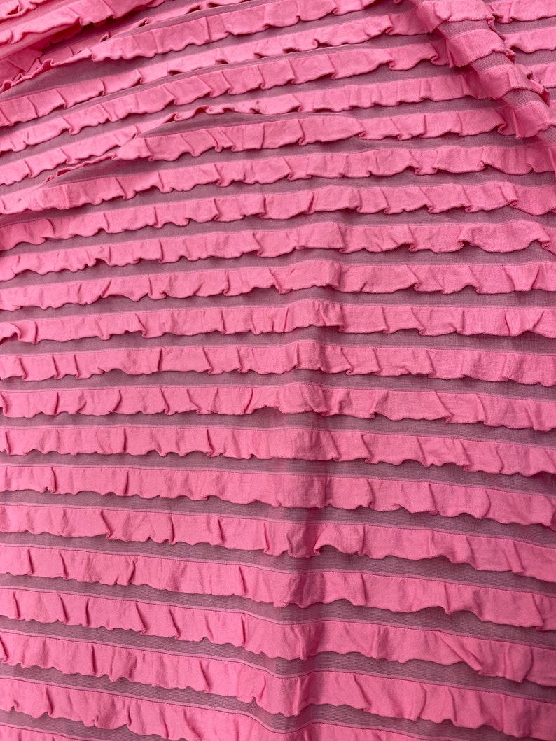 1/2 inch Ruffles Fabric Poly Stretch Ruffles fabric sold by | Etsy