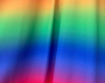 New Rainbow Print on Four way Stretch Nylon Spandex Fabric, 60" wide fabric sold by yard.