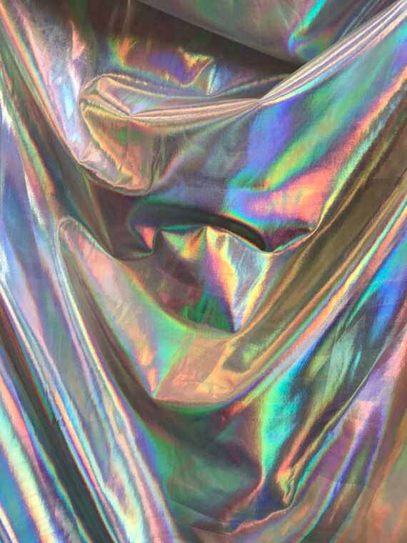 NEUE irisierende Folie auf Spandex Stoff verkauft von Yard | Etsy
