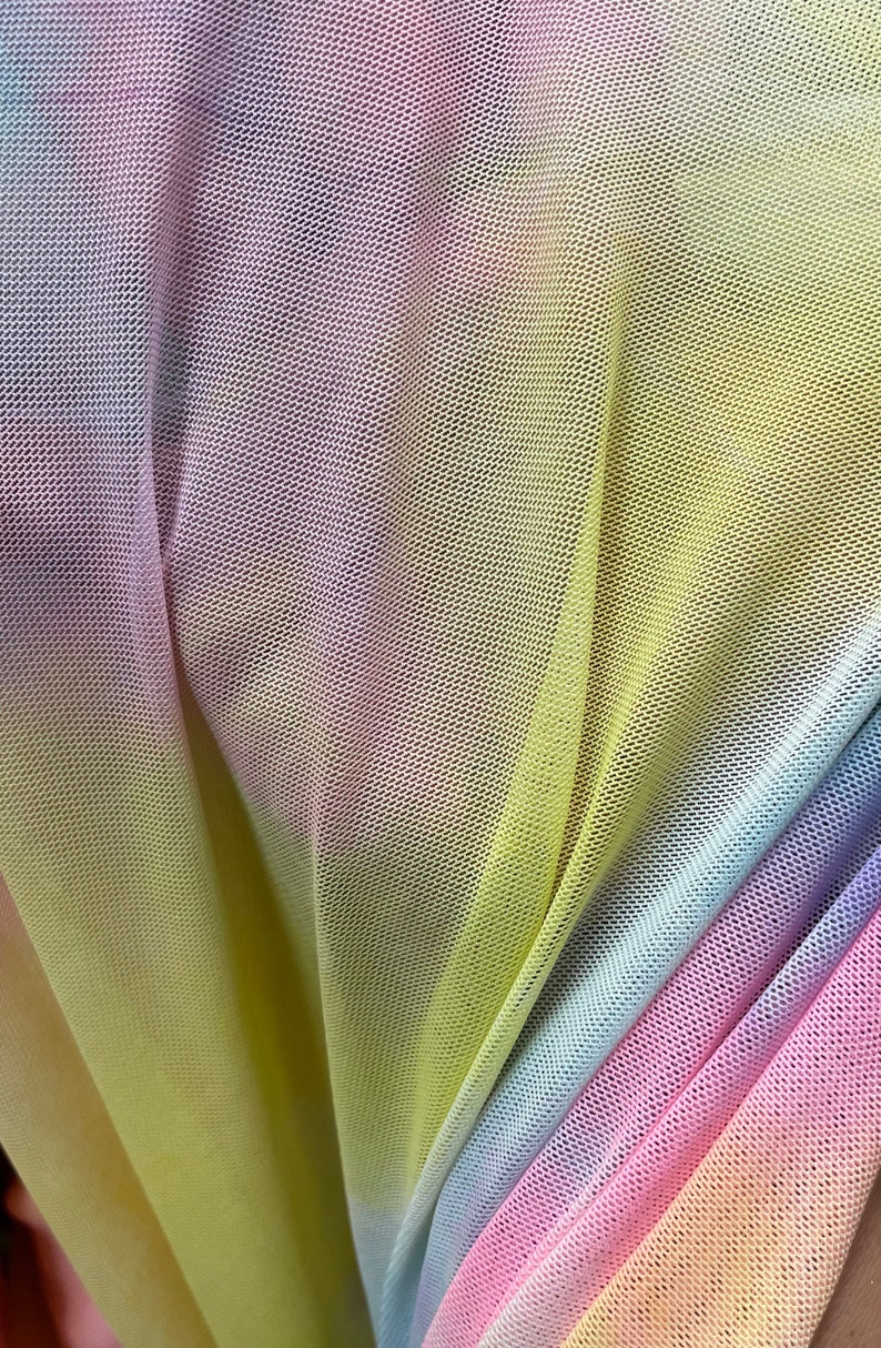 New Tie Dye - MESH Fabrics Mesh Fabric Sold by the Yard- Nylon Spandex ...