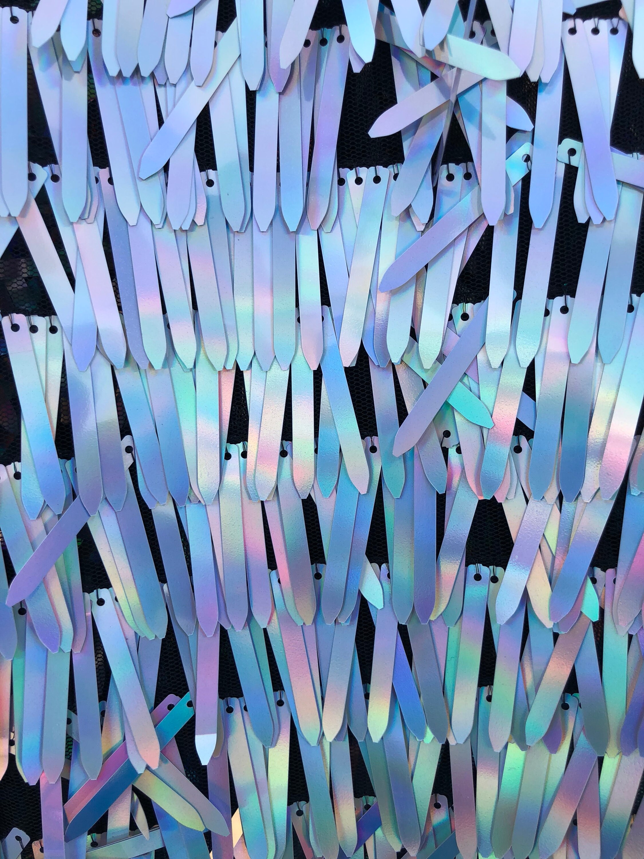 Silver Rectangle Shape Sequins & Shakers