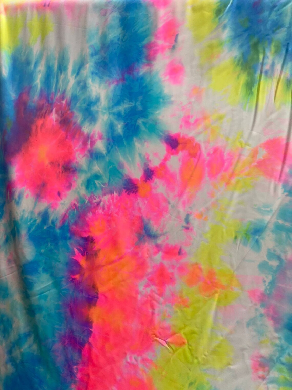 New Rainbow Tie Dye Nylon Spandex Fabrics sold by the Yard Etsy