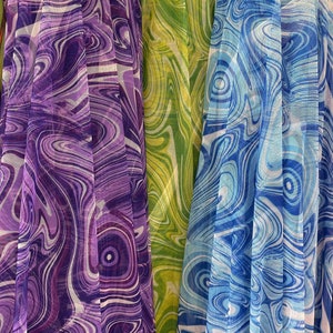 New Abstract - MESH Fabrics mesh fabric Sold by the Yard- Poly Spandex 4 way stretch Dance-wear  Mesh Fabrics-(4 colors available)
