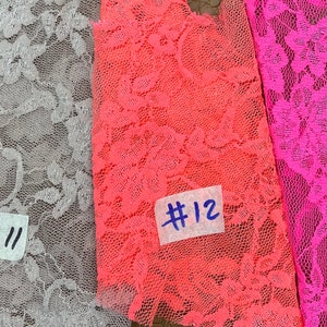 Stretch Lace Fabric. Lingerie lace 4 way stretch soft lace fabric. 56” wide. Fabric sold by yard(13 colors available) image 3