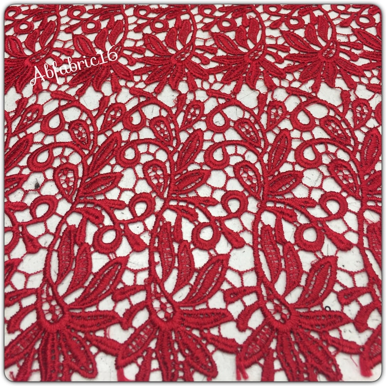 Classic Guipure Lace Fabric Sold by Yard 45 Multiple Etsy