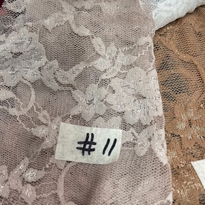 Stretch Lace Fabric. Lingerie lace 4 way stretch soft lace fabric. 56” wide. Fabric sold by yard(13 colors available) image 7