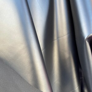 Matte black Foil 4 way stretch 60&quot; wide fabric sold by yard