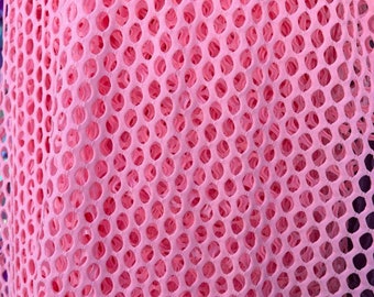 New Pink Fishnet Stretch fabric sold by the yard( see trough fishnets Fabrics)