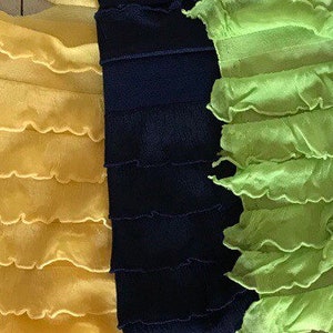 1 &quot;Rüschen Polyester Spandex Stretch Fabrics Verkauft lose Lager - Stirnbänder, Röcke, Blusen, weitere Farben erhältlich Schwarz, Navy, Lavander